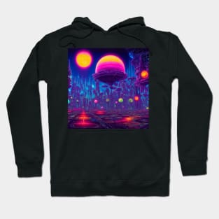 Orbs Mysterious Astral City Hoodie